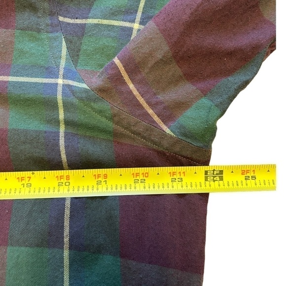 MENS RALPH LAUREN RED & GREEN PLAID COLLARED BUTTON DOWN SHIRT, SIZE L - Picture 5 of 6